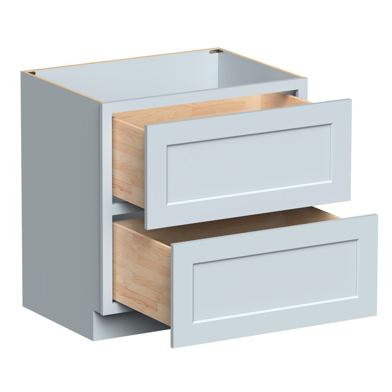 CASAINC Ready-to-Assemble W33"x D24"x H34.5" Kitchen Drawer Base Cabinet