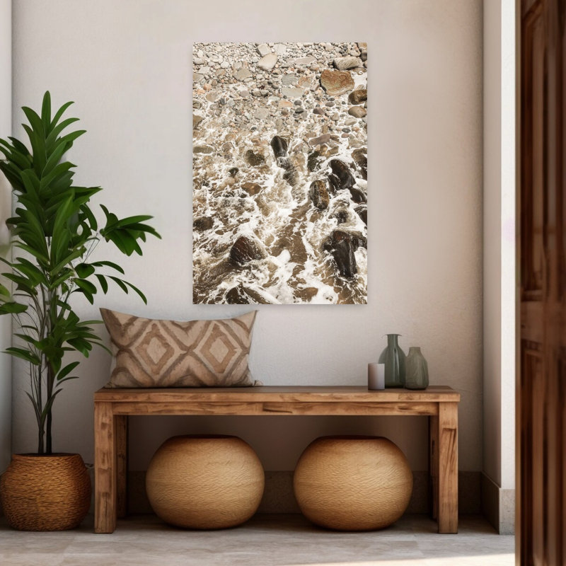 Art contemporain, art côtier abstrait, H 48 po x l 32 po