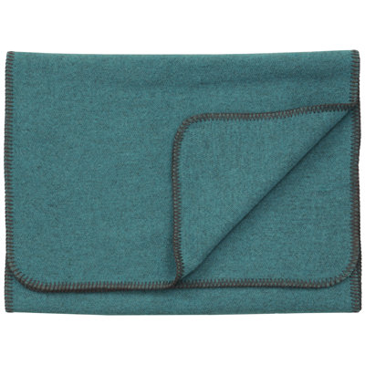 Écharpe de lit Wooded River unie turquoise, format Queen 88 x 20 pouces, jeté de lit assorti pour literie de chalet et de maison de campagne