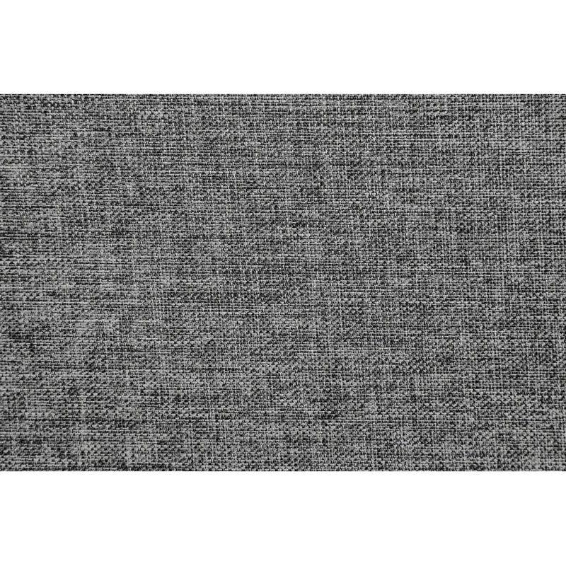 Upholstered 71'' Sofa, Gray Black Polyfiber