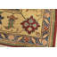 Tapis oriental rouge en laine noué à la main Nabeel
