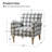 Arching Upholstered Armchair-1625562448