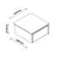 Blocco 46.4cm Drawer