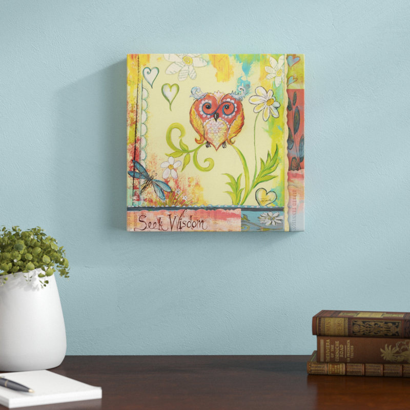 1 Piece Wrapped Canvas Painting, 30.48cm H x 30.48cm W