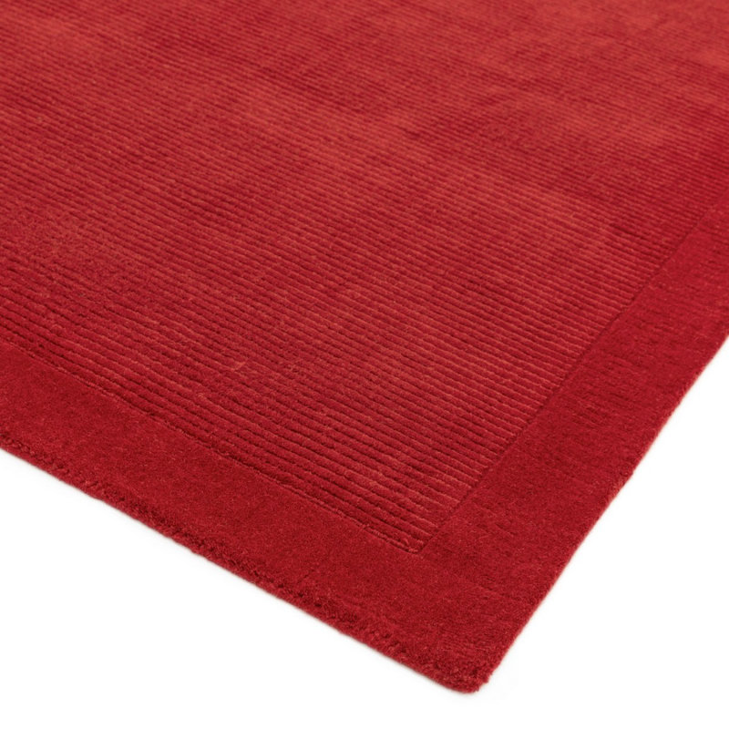Poppy Simple And Stylish Plain Handmade Modern Rug For Living Room And Bedroom, Chenille/Cotton, Rectangle 200 x 290cm