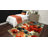 SantaCruz Floral Tufted Orange/Green Area Rug-1677918154