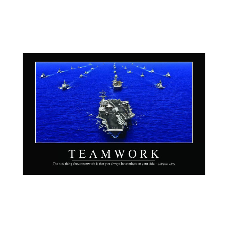 Teamwork by Stocktrek Images - Wrapped Canvas Print, 20.32 cm H x 30.48 cm W