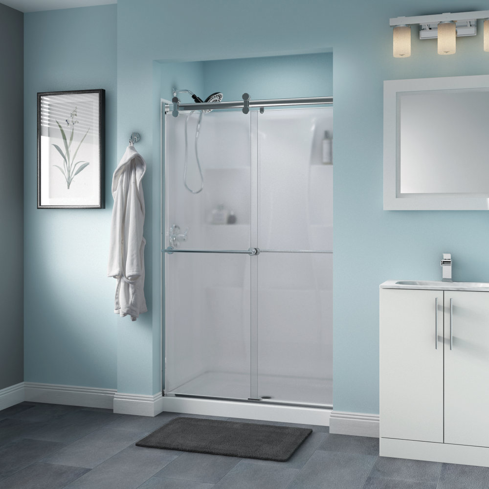 Delta Trinsic 48" x 70" SemiFrameless Contemporary Sliding Shower Door