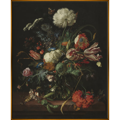 Floral Bouquet Framed Canvas