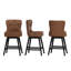 Tabouret de comptoir pivotant 26 po Zorla-330407066-330407067