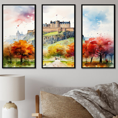 Medieval Fortress In England I - Castles Wall Art