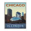 Giclée encadrée de Chicago Bean Landmark, design par Victoria Barnes-1188896838-1188896839
