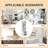 Aleysha Tall Bookshelf with Doors, Storage Bookcase, Free Standing Display Shelf-455812893-411569807