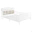 Structure de lit plateforme pleine grandeur en métal avec lumière, lit double en métal pour enfants avec tête de lit tapissier et rangement-124917760-124917761