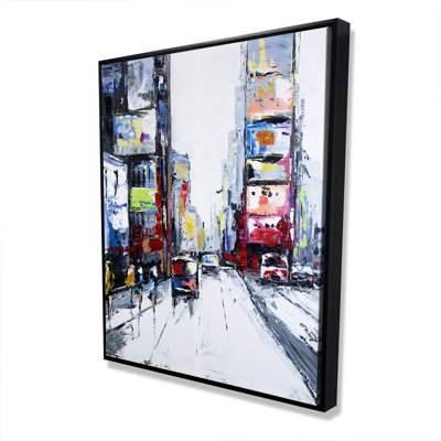 Time Square - Décoration de salon en toile encadrée | Home Art