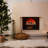 Symple Stuff 23" Electric Fireplace Log Set, Infrared Quartz Heater w/Adjustable 4 Flame Brightness, Realistic Ember Bed, Remote, Timer, Digital Display, 1500W