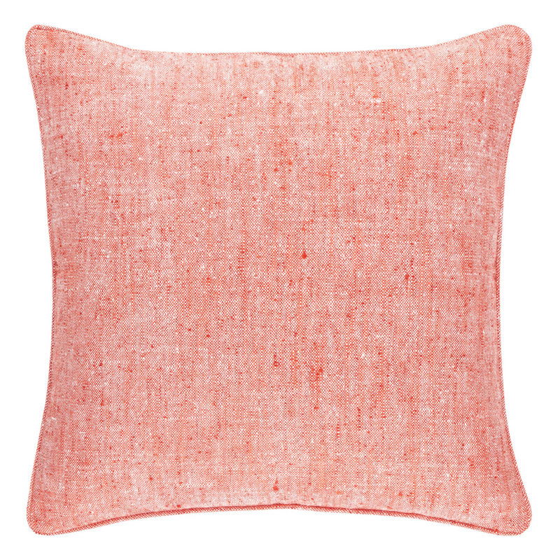 Greylock Square Indoor/Outdoor Pillow Cover, Tangerine