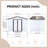 Outdoor Metal Storage Shed, 8ftx6ft,white+offee for Gardens