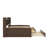 Wooden Captain Bed With Built-In Bookshelves,Three Storage Drawers And Trundle-1171833442-1270168320
