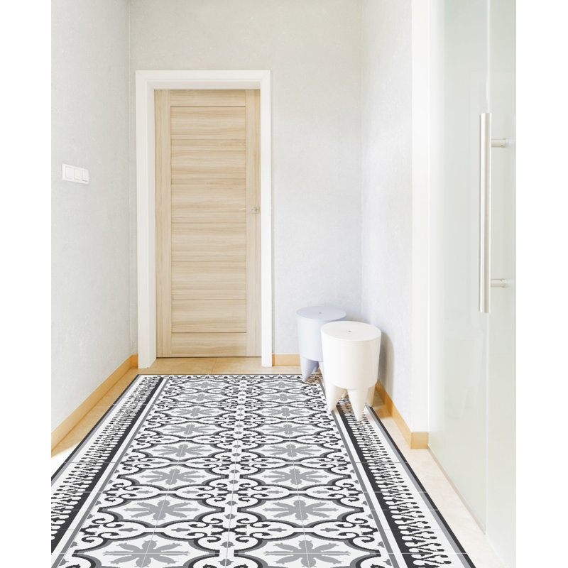 Hartmann Vinyl Machine Printed Area Rug, Runner 80 x 300cm