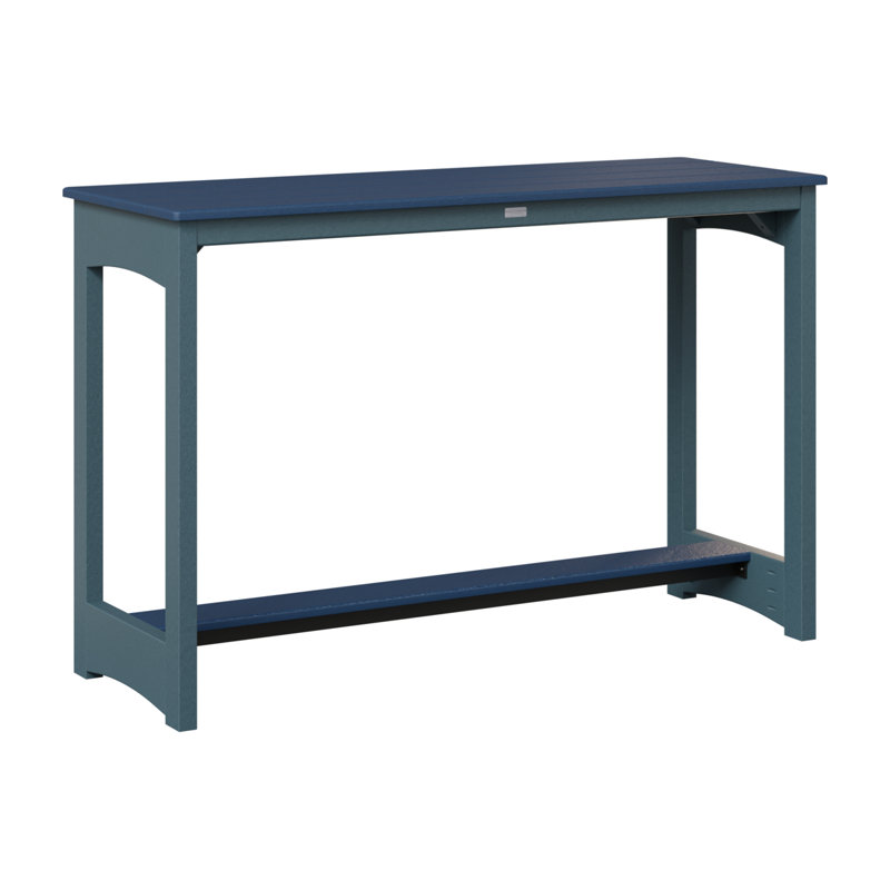 Table de bar Berlin Gardens, Marine, 38.5" H x 60" W x 22" D, Ardoise