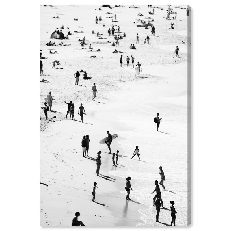 «Best Coast» par Oliver Gal, impression d'art mural, H 15 po x l 10 po, Toile tendue
