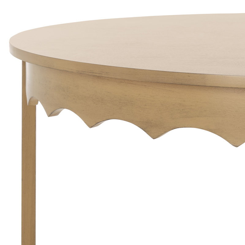 Seraphina Round Dining Table, Desert Brown