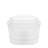 Zip Top Reusable Food Storage Bags | 3 Dish Set [Frost] | Microwave, Dishwasher and Freezer Safe-1479312840