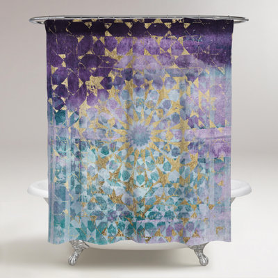 Romona Abstract Shower Curtain