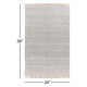 Viewcrest Handmade Recycled P.E.T Gray Indoor/Outdoor Rug