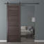 Porte de grange en bois manufacturé avec trousse de quincaillerie d'installation-90940550-90940548