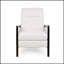 Luxueux fauteuil inclinable avec mécanisme à pression, alliant confort et design moderne pour une détente ultime.
