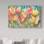 «Pastel Tulips» de Mattox, reproduction d'aquarelle sur toile tendue-30394641
