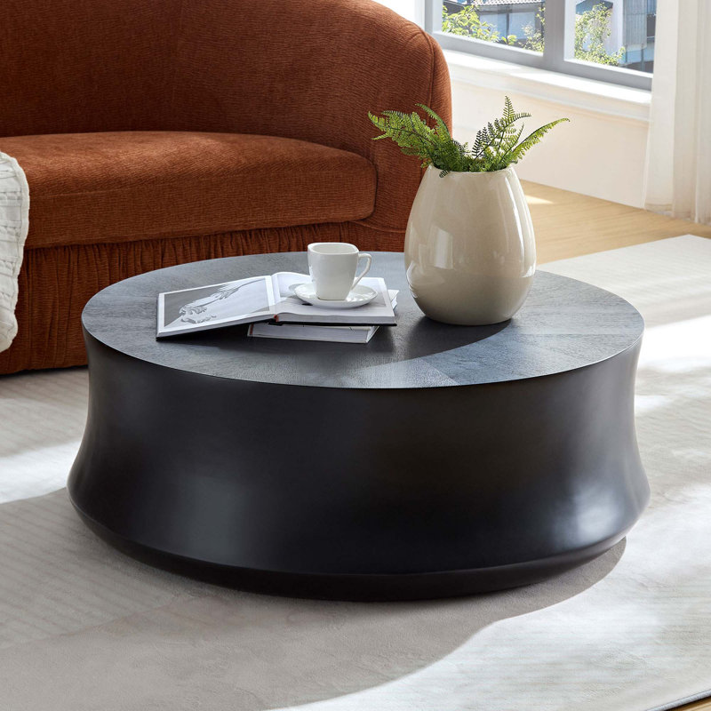 Table basse ronde 35,43 po Modern Handcraft