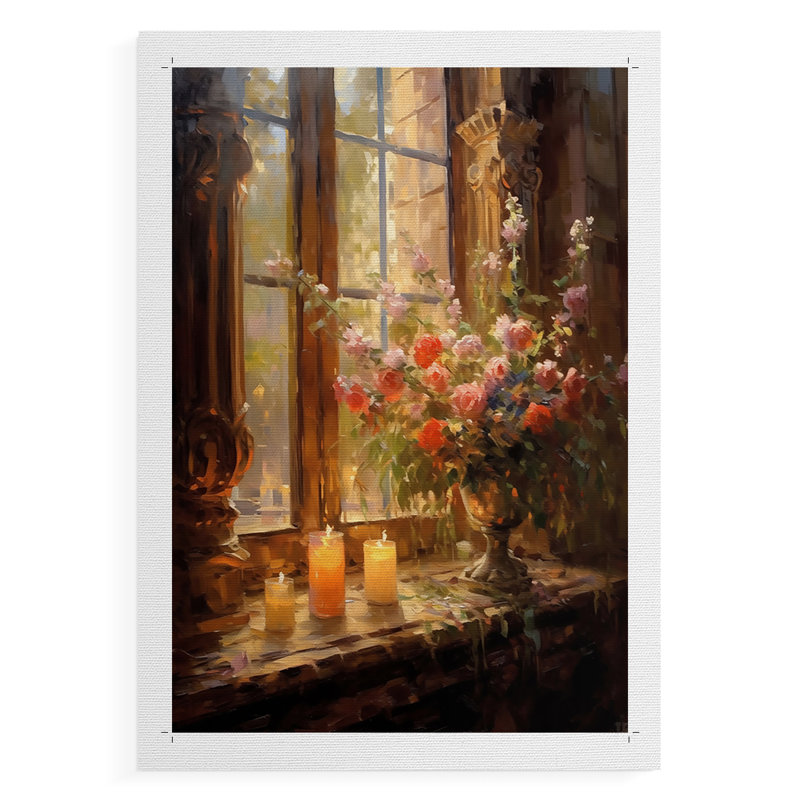 Série FLORAL DCCLXVI - Impression sur toile seulement - NON CADRE, H 27 po x l 18 po