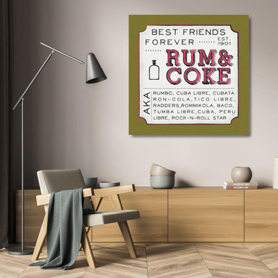 Toile tendue avec toile Trinx Sta Teresa, Ashley Gallery: Rhum and Coke