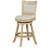 Avdija Rustic Upholstered Driftwood Swivel Bar Stool-1930783643-1930783637