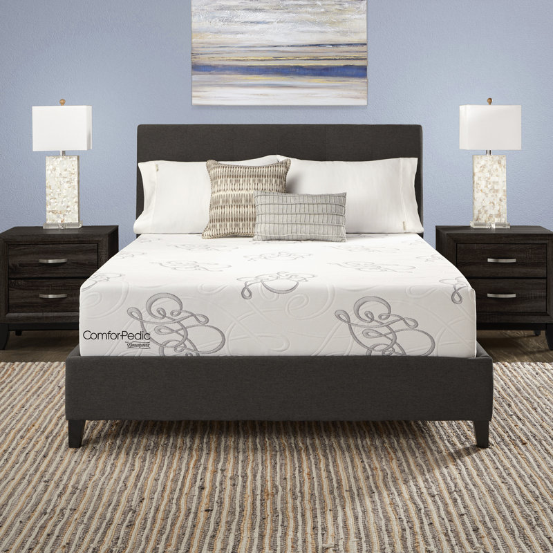Comforpedic From Beautyrest 12" Providence Hotel Premier Medium-Firm Gel Memory Foam Mattress, Twin XL