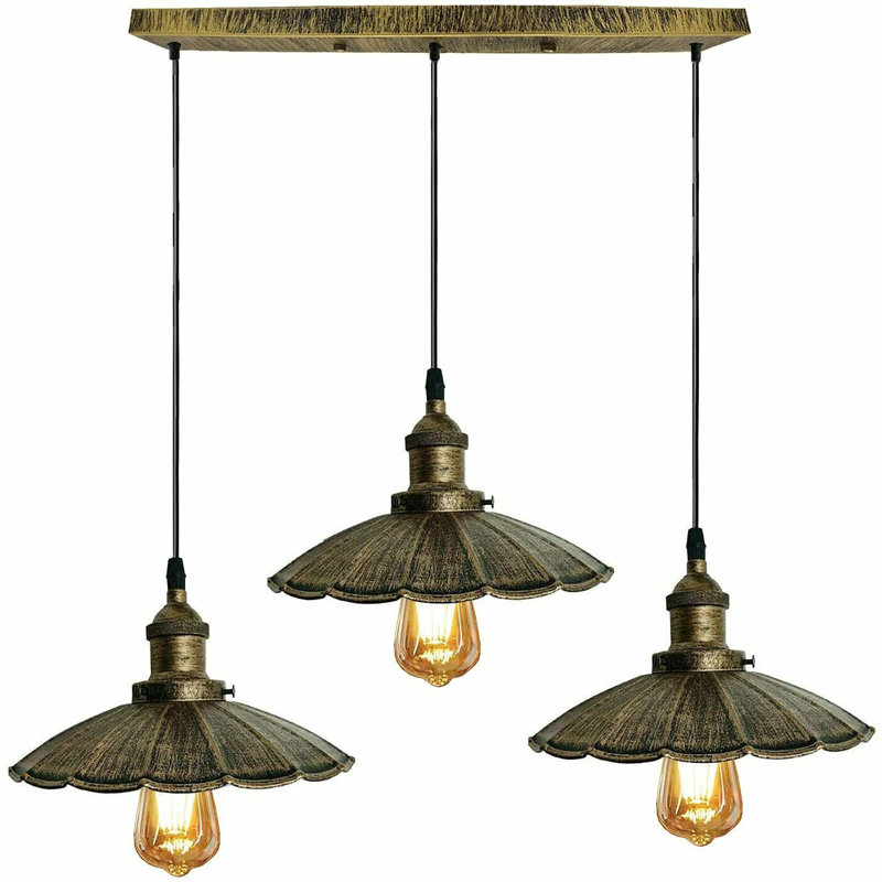 Arturo - Light Kitchen Island Pendant, Brushed Brass