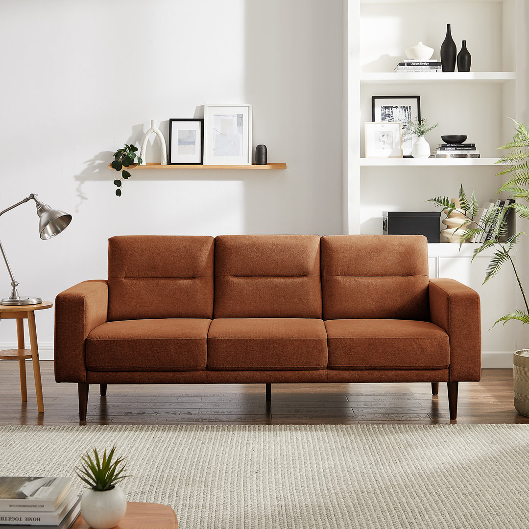 Heros MINIMORE Modern Style 84.3"W Sofia 3Seater Sofa Latitude Run® Upholstery 