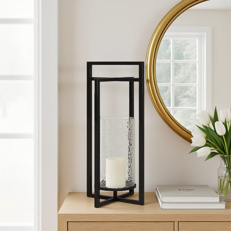 Renly Floor Lantern, 24" H x 10" W x 10" D