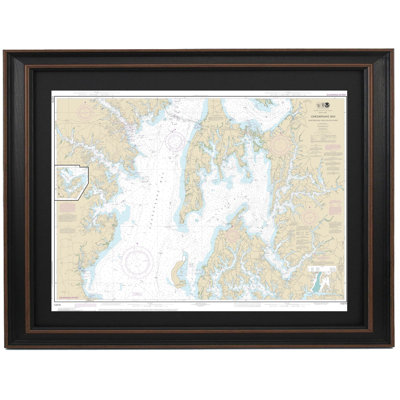 Chesapeake Bay, Eastern Bay And South River; Selby Bay | Nautical Chart | Framed Print