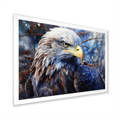 " Bold Eagle Strong Gaze "