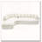 127'' Large Sectional Sofa-909881164