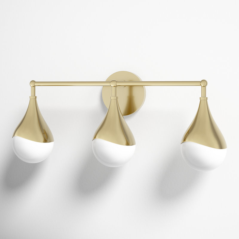 Algiers 3 - Light Dimmable Vanity Light, Aged Brass
