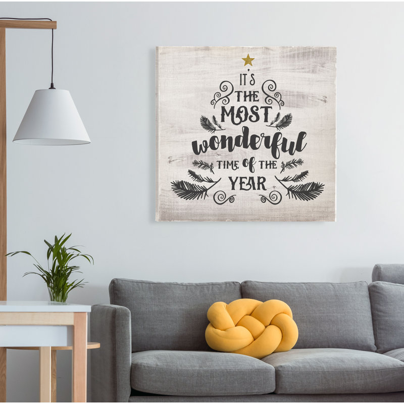 « most merveilleuse time », art textuel, H 10 po x l 10 po x P 1,5 po, Toile tendue