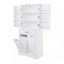 Armoire de salle de bain autoportante polyvalente avec plusieurs compartiments-116666369