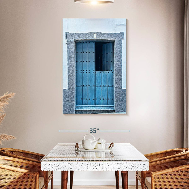 Lilie Blue Dutch Door, 48" H x 32" W