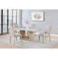 Fauteuil d'appoint beige avec plis Chanel Legant