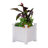 White Vinyl Planter Box